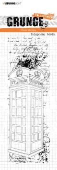 Studio Light - Clear Stamp Grunge collection Telephone Booth Grunge Stamps - Stempel