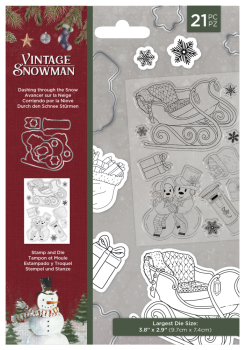 Crafters Companion - Dashing Through the Snow - Stanze & Stempel