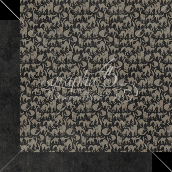 Graphic 45 "Charmed" 12x12" Patterns & Solid Pad