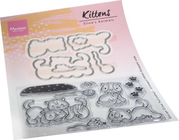 Marianne Design - Stamp & Die Eline's Animals Kittens 