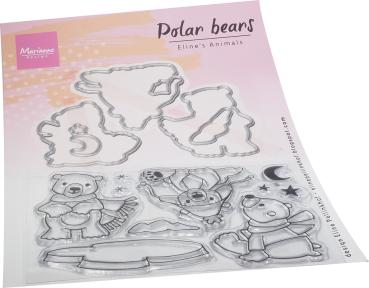 Marianne Design - Stamp & Die Eline's Animals Polar Bears 