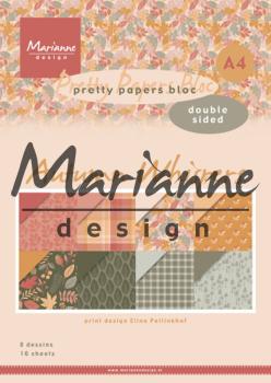 Marianne Design -   Eline's Autumn Whispers  - Paper Pad  A4 - Designpapier 