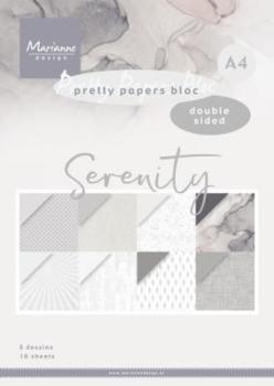 Marianne Design -   Serenity  - Paper Pad  A4 - Designpapier 