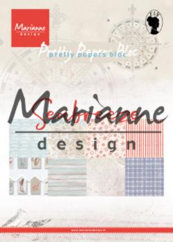Marianne Design -  Els's Sea Breeze  - Paper Pad  A5 - Designpapier 