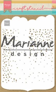 Marianne Design - Stencil - Slimline Dots - Schablone 