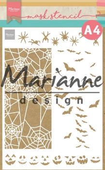 Marianne Design - Stencil -  Slimline Halloween  - Schablone 