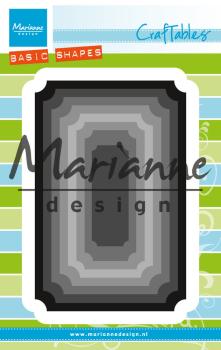 Marianne Design Craftables -  Basic Shapes Ticket  - Stanzschablone 