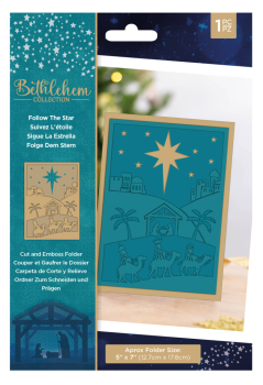 Crafters Companion -Bethlehem Collection Follow  Cut & Emboss - Prägefolder