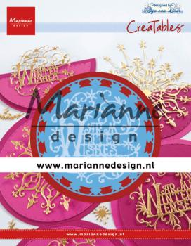 Marianne Design Creatables - Dies - Anja's Warm Winter Wishes - Präge- und Stanzschablone 