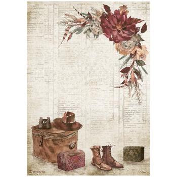 Stamperia "Our Way Country Elements " A4 Decoupage / Decopatch Papier 