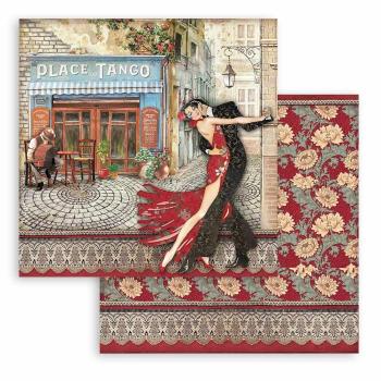 Stamperia "Desire Place du Tango" 12x12" Paper Sheet - Cardstock