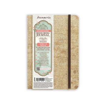 Stamperia Notebook A5  "Plain Stone Pages Create Happiness " 