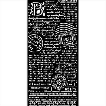 Stamperia Schablone - Stencil " Create Happiness Post Card" - Schablone