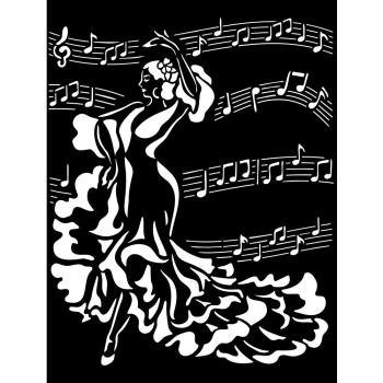 Stamperia Schablone - Stencil "Desire Dancer"