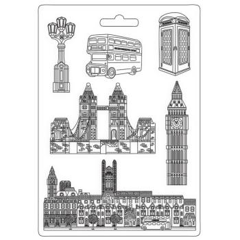 Stamperia - Soft Mould - "Our Way London" - Gießform 