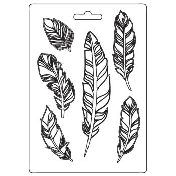 Stamperia - Soft Mould - " Our Way Feathers" - Gießform 