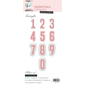 Creative Craft Lab - Studio Light - Dies -  Stitched Numbers - Stanze 