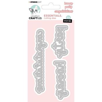 Creative Craft Lab - Studio Light - Dies -  Wordz Englischer Text - Stanze 