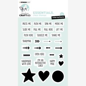 Creative Craft Lab - Studio Light - Clear Stamp - Interactions - Stempel