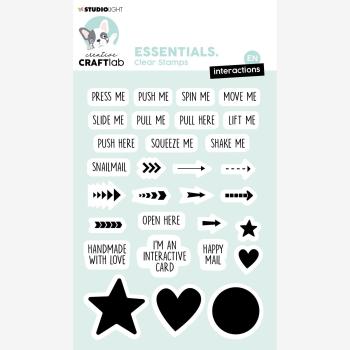 Creative Craft Lab - Studio Light - Clear Stamp - Interactions  - Stempel