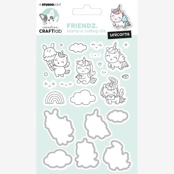 Creative Craft Lab - Studio Light - Clear Stamp & Dies - Unicorns - Stanze & Stempel