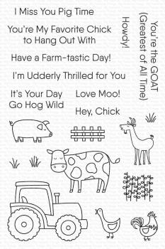 My Favorite Things Stempelset "Farm-tastic Friends" Clear Stamp Set
