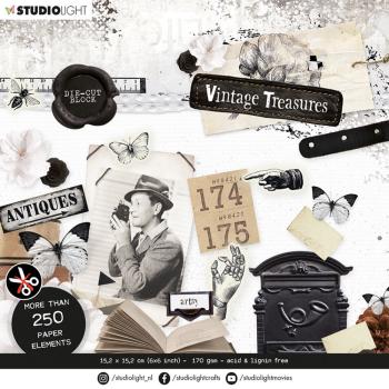Studio Light -  Vintage Treasures - Die Cut Pad (SL-VT-DCB26) - Stanzteile