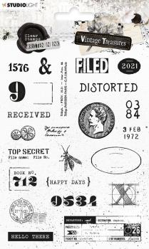 Studio Light - Clear Stamps "Vintage Treasures - Written in Ink " - Stempel 