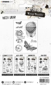 Studio Light - Clear Stamps "Vintage Treasures - Time Flies " - Stempel 