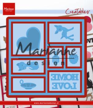 Marianne Design Creatables - Dies - Layout  - Präge - und Stanzschablone 