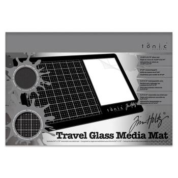 Tonic Studios - Tim Holtz - Glasmatte für Unterwegs - Travel Glass Media Mat