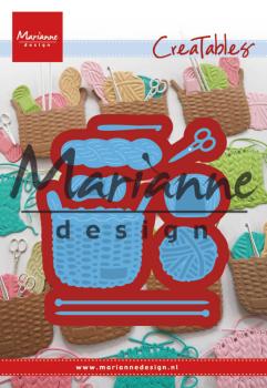 Marianne Design Creatables - Dies - Wool Basket - Präge - und Stanzschablone 
