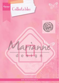 Marianne Design -Collectables - Stamp & Dies -  Eline's Envelope  - Stempel und Stanzschablone