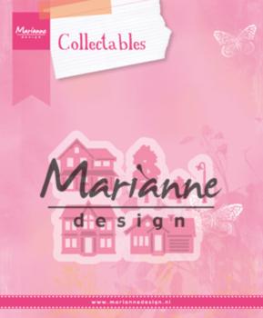 Marianne Design Collectables - Dies - Mini Village - Präge - und Stanzschablone 