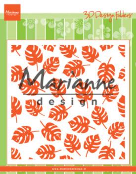 Marianne Design - Design Folder - Embossingfolder  -  Tropical Leaves  - Prägefolder 