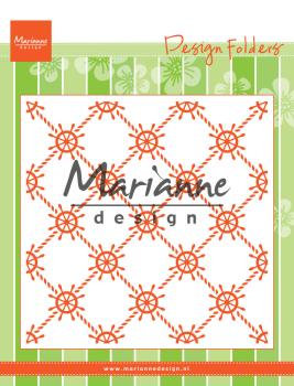 Marianne Design - Design Folder - Embossingfolder  -  Nautical  - Prägefolder 