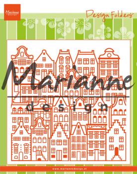 Marianne Design - Design Folder - Embossingfolder  -  Dutch Houses  - Prägefolder 