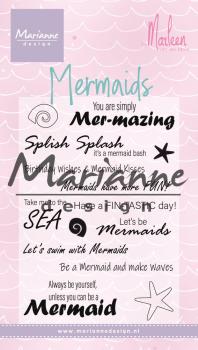 Marianne Design - Clear Stamps - Mermaids - Stempel 