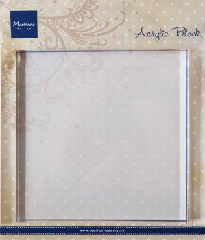 Marianne Design - Acrylic Block XL - Stempelblock - 14 x 14 cm