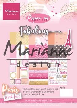 Marianne Design - Paper Set A5 -  Fabulous 