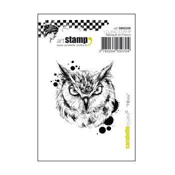 Carabelle Studio - Cling Stamp Art - Mini Hibou - Stempel