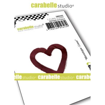 Carabelle Studio - Gummistempel -  monotype Heart - Stempel