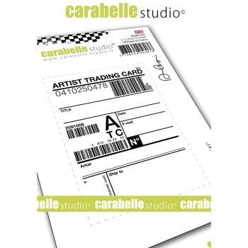 Carabelle Studio - Cling Stamp Art - ATC #1 - Stempel