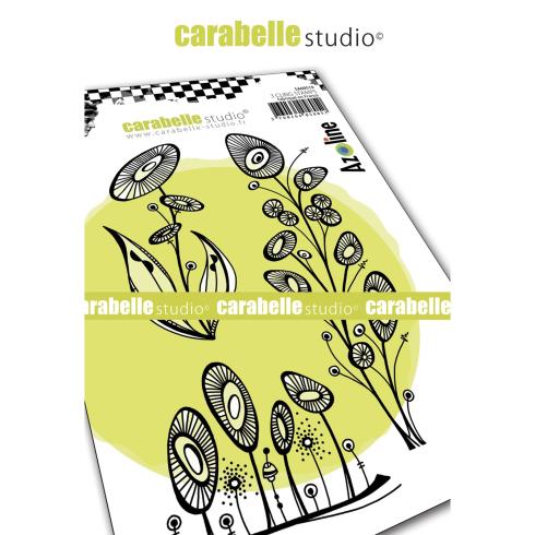 Carabelle Studio - Cling Stamp Art - Fleurs de Soleil - Stempel