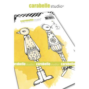 Carabelle Studio - Cling Stamp Art - Funky Ducks - Stempel