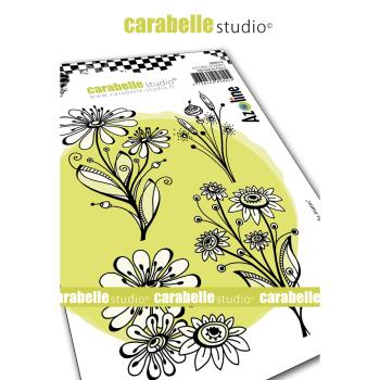 Carabelle Studio - Cling Stamp Art - Bouquet du matin  - Stempel