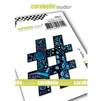 Carabelle Studio - Cling Stamp Art -  Symbol # - Stempel