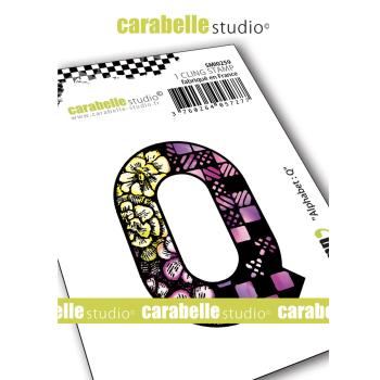 Carabelle Studio - Cling Stamp Art - Alphabet Q - Stempel