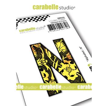 Carabelle Studio - Cling Stamp Art - Alphabet N - Stempel