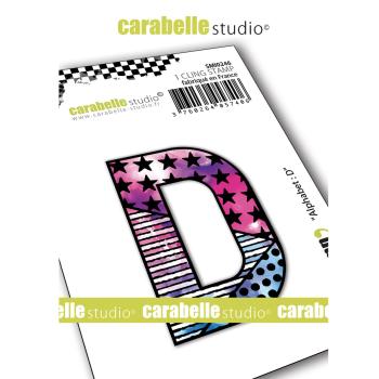 Carabelle Studio - Cling Stamp Art - Alphabet D - Stempel